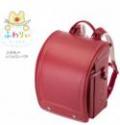 クラリーノランドセル　ふわりぃ　レジェコンパクト《カーマイン×ピンクステッチ》